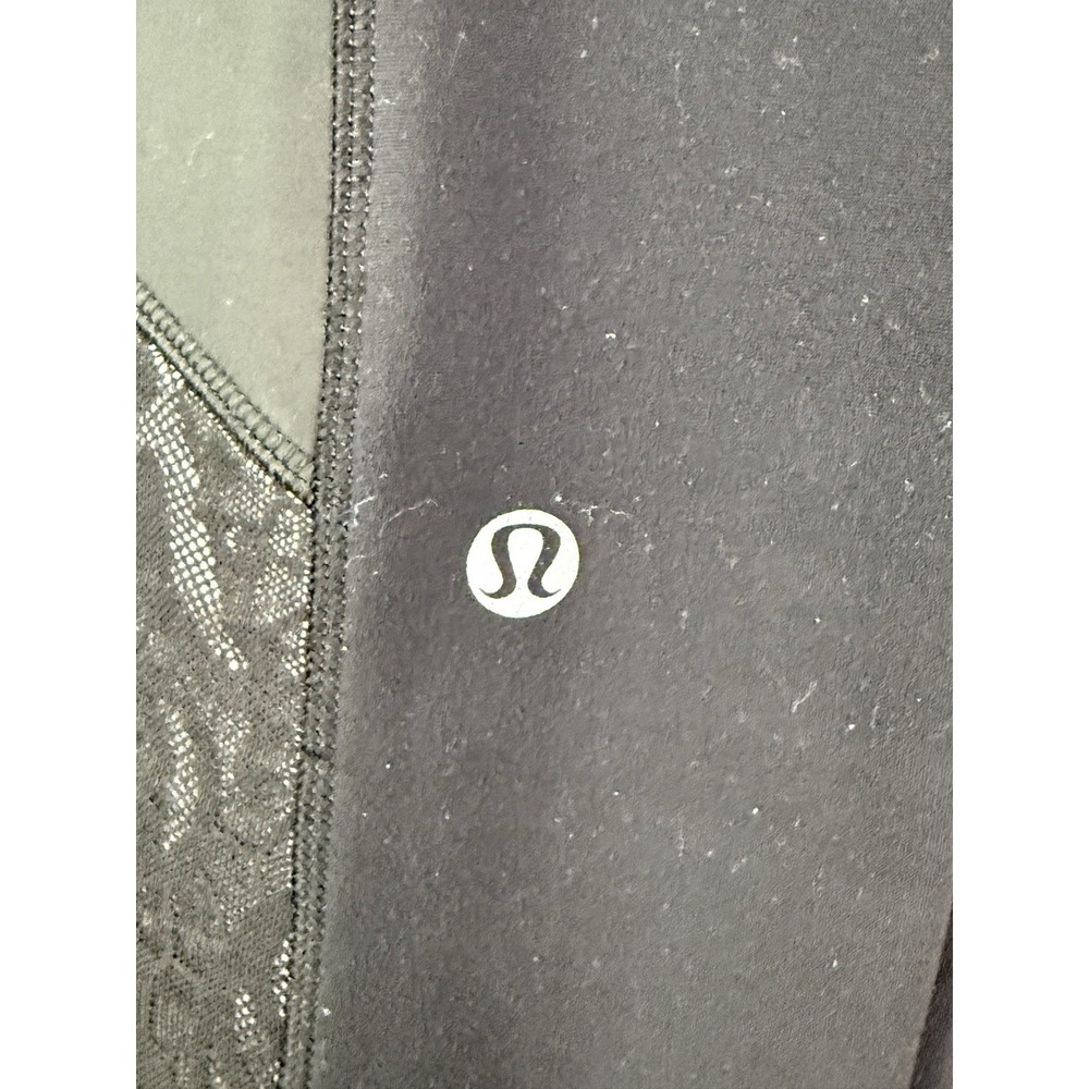 Lululemon Surge Hybrid Pants Athletic Performance Floral Reflective Women's 6 - Picture 2 of 11